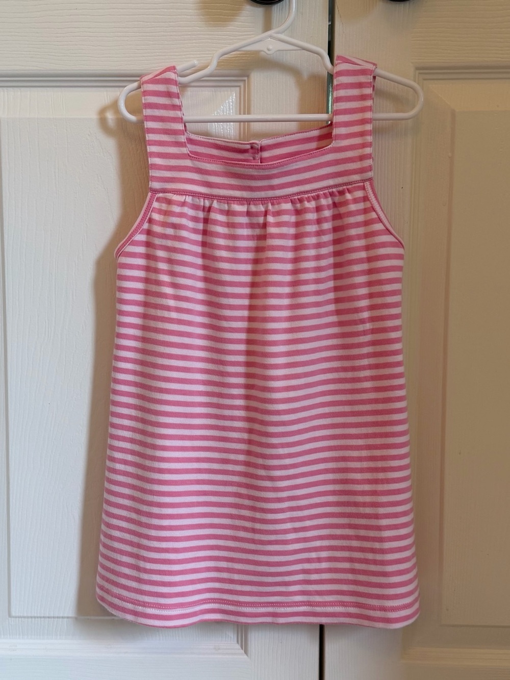 VGUC Bella Bliss pink striped Pima tank size 12
